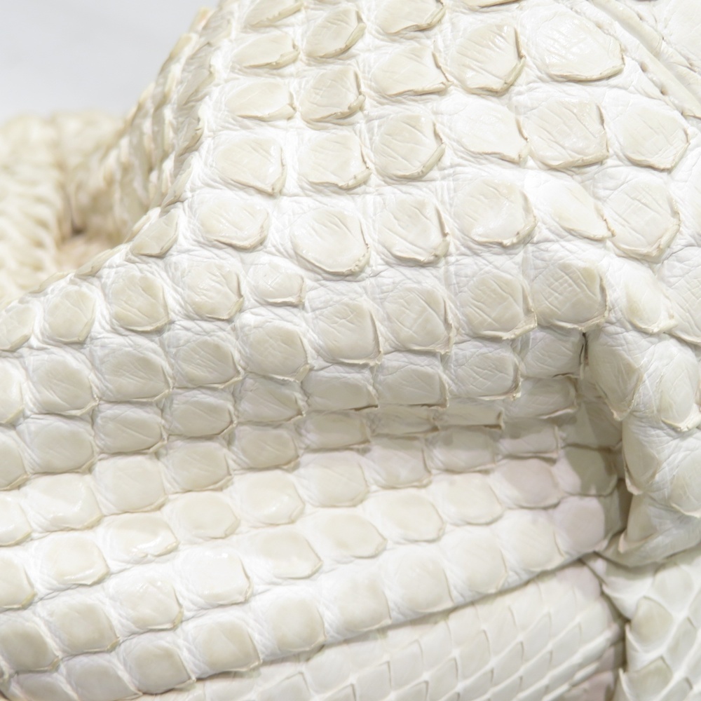 Chanel Python Chain Tote Bag Beige - Picture 6 of 14